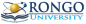 Rongo University logo